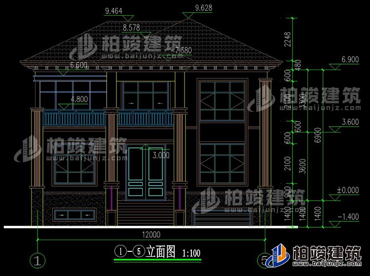 正立面图